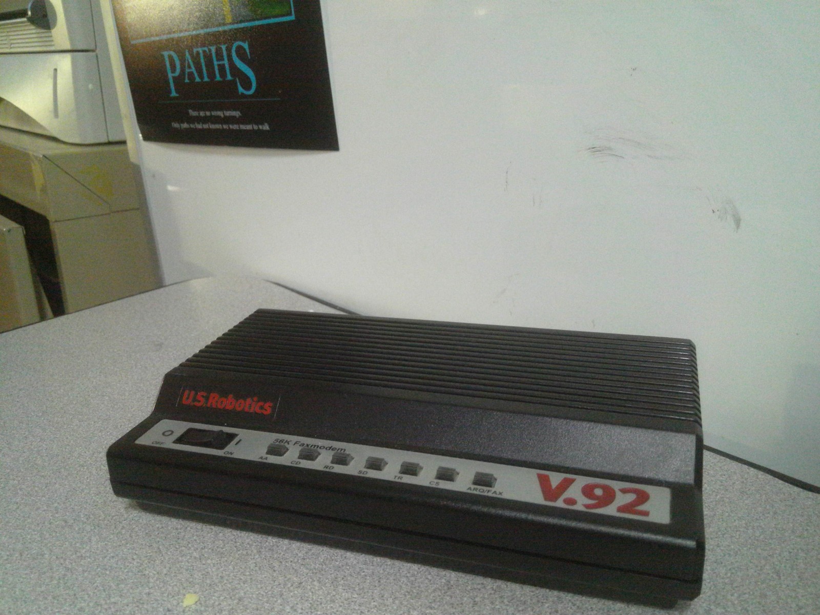 USRobotics 5686 56K Business Modem V92, Black