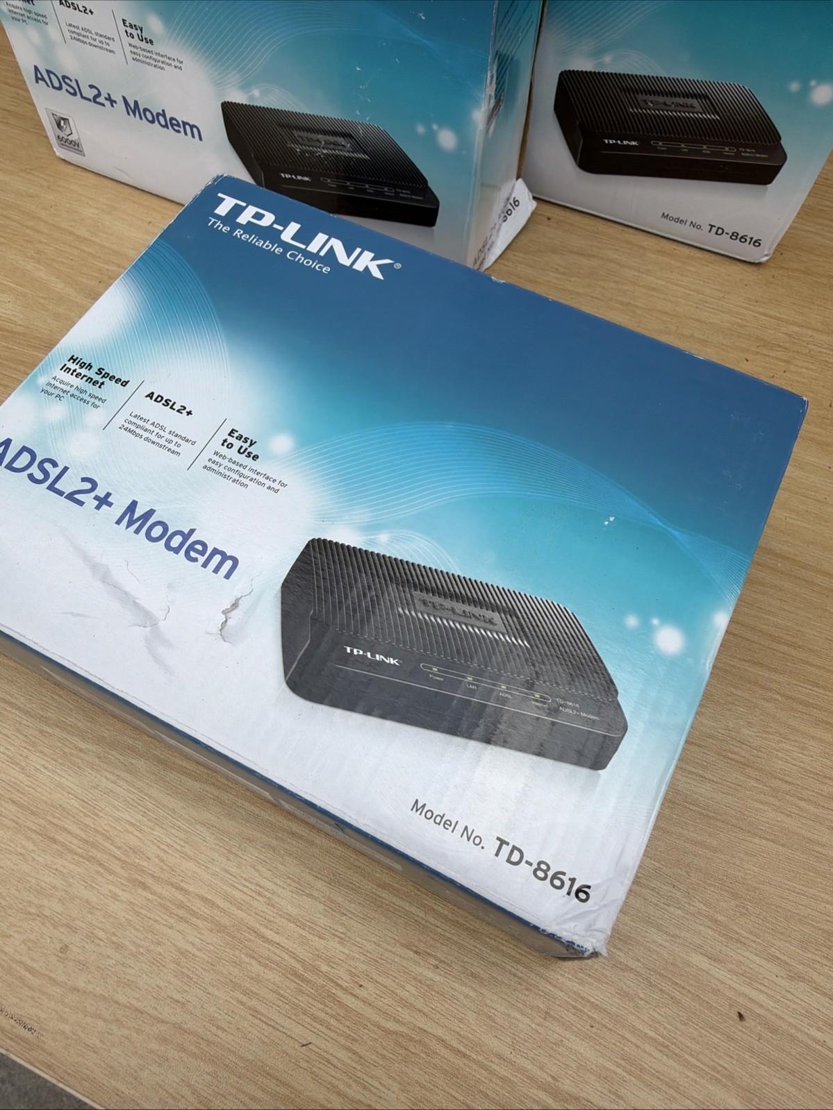 TP-Link TD-8616 ADSL2+ Modem High Speed Broadband 24Mbps RJ45 – Brand New