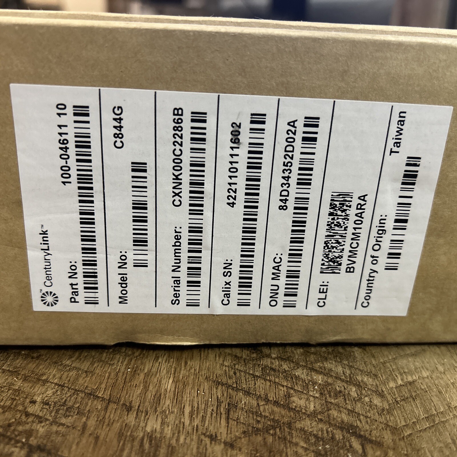 CenturyLink Calix C844G WiFi Wireless Dual 2.4GHZ 5G Modem Router 100-04611 10