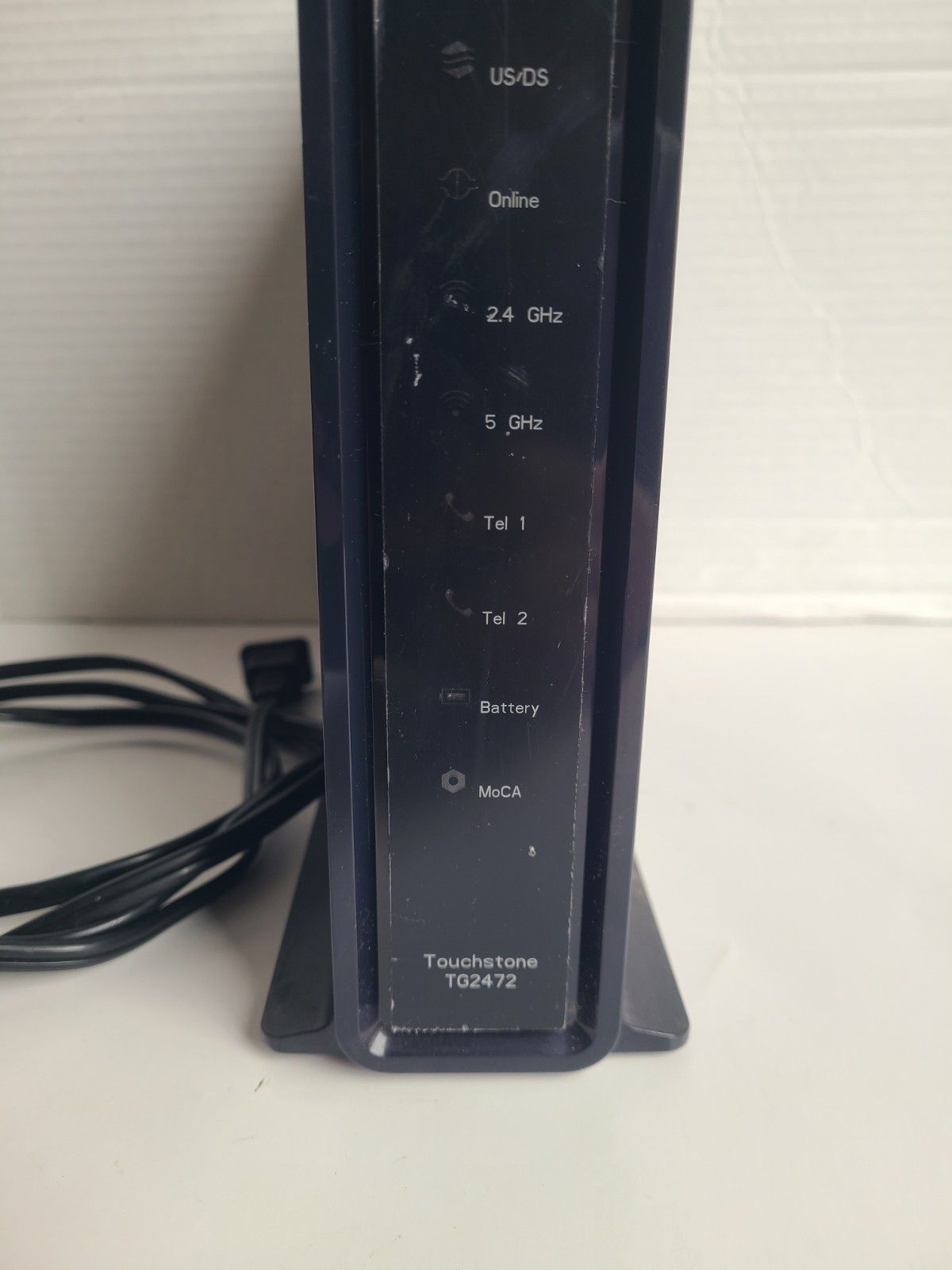 Arris Touchstone TG2472G Modem with Power Cord Black