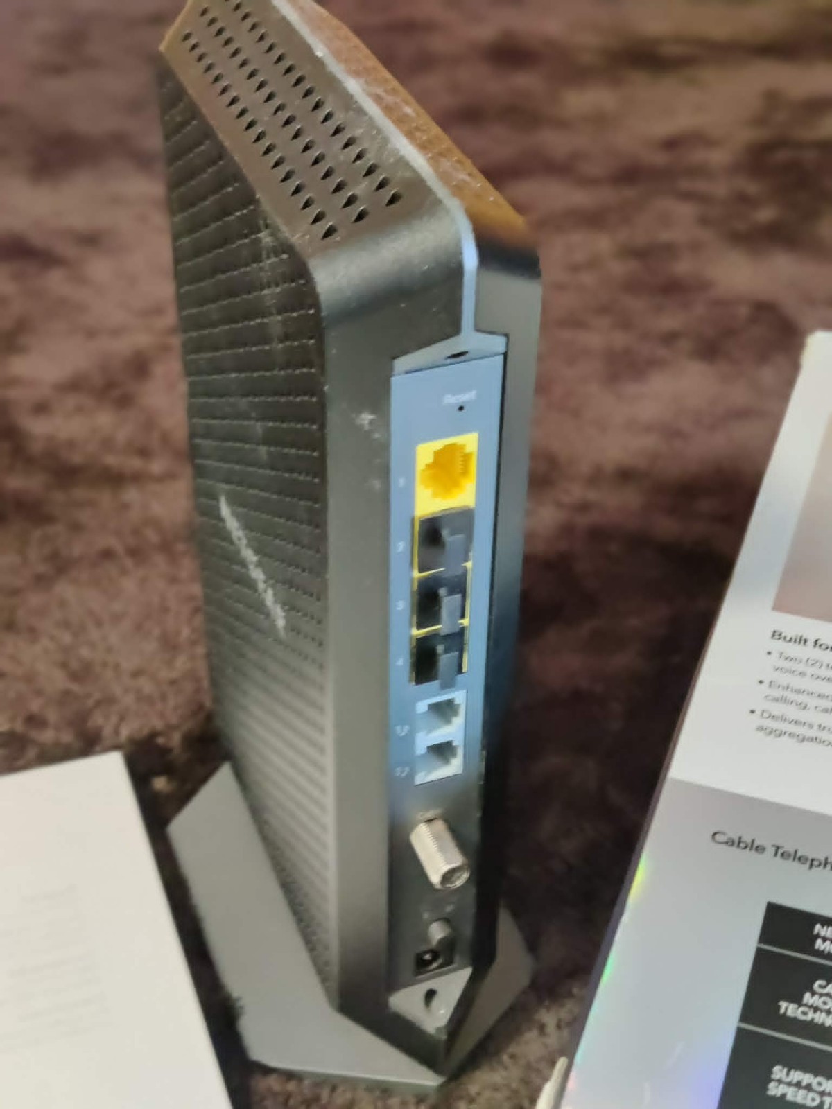 NETGEAR CM1150V Nighthawk Multi-Gig Speed Cable Modem for XFINITY Voice
