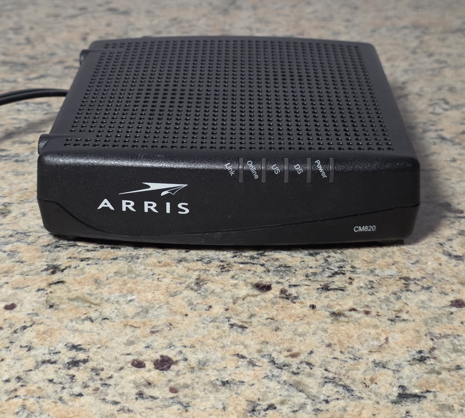 ARRIS Model: CM820A TC00DLD820 CM820A/NA DOCSIS 3.0 Cable Modem w/ Power Cord