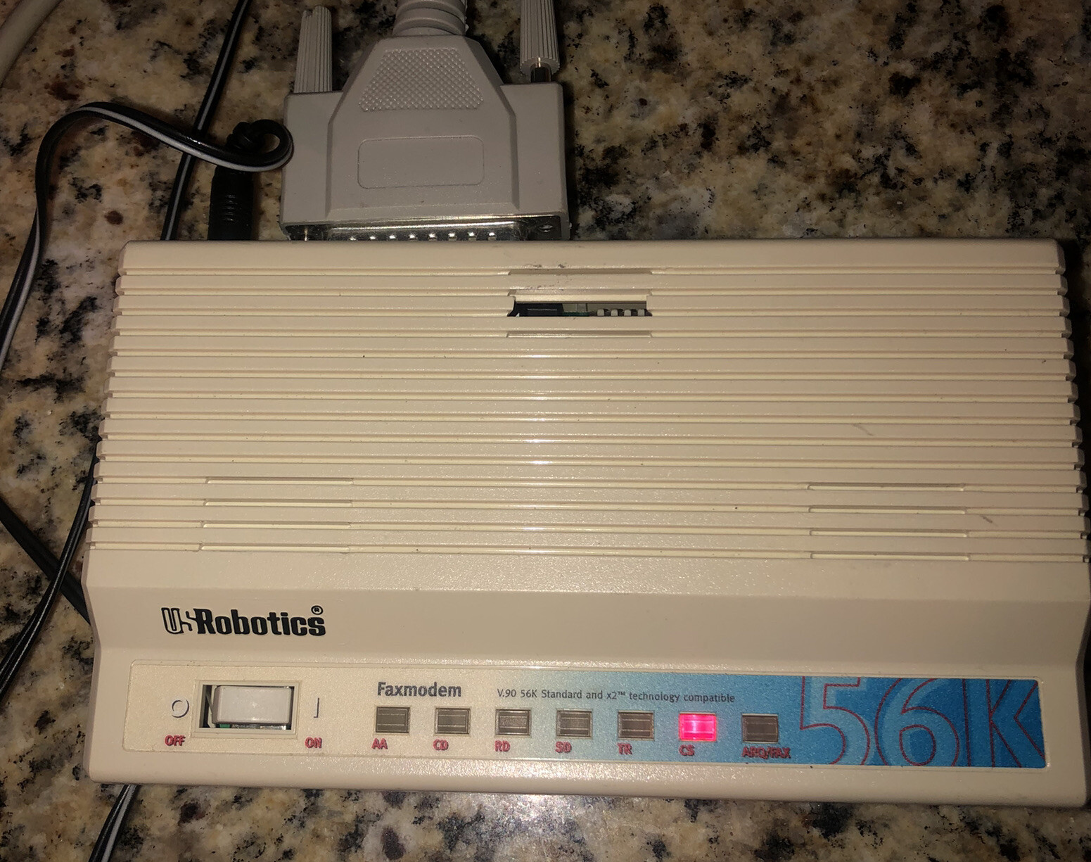 U.S. Robotics 56K Sportster External Faxmodem V.90