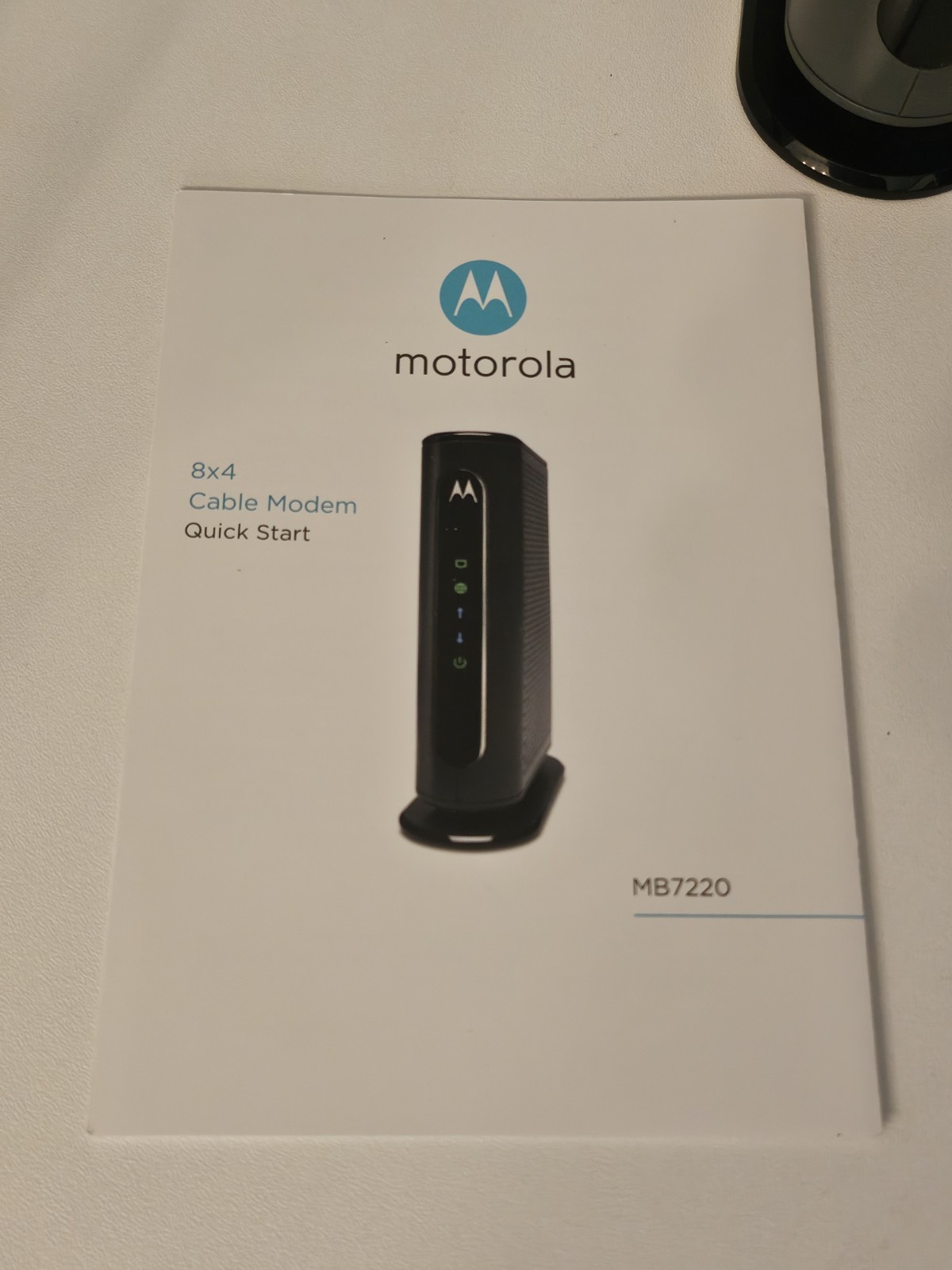 Motorola 8×4 Cable Modem 343 Mbps model MB7220