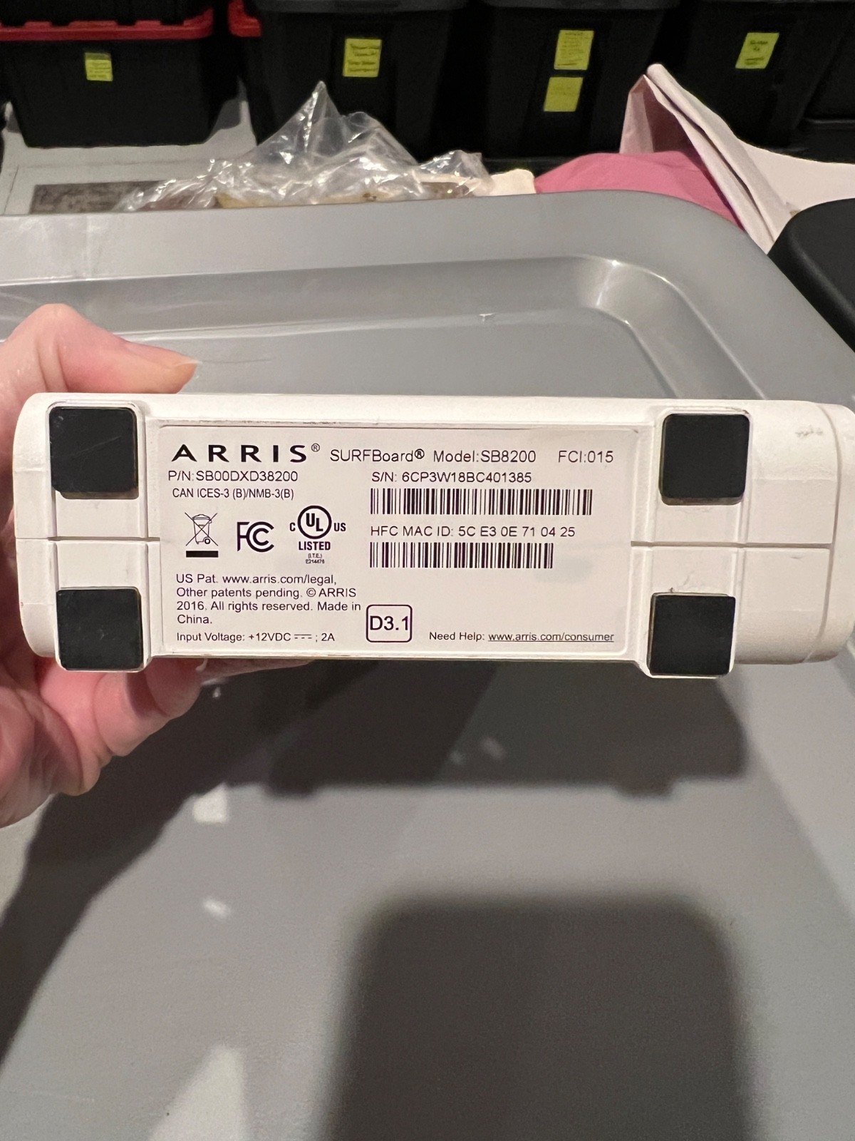 ARRIS SB8200 10 Gbps 2 Port Cable Modem