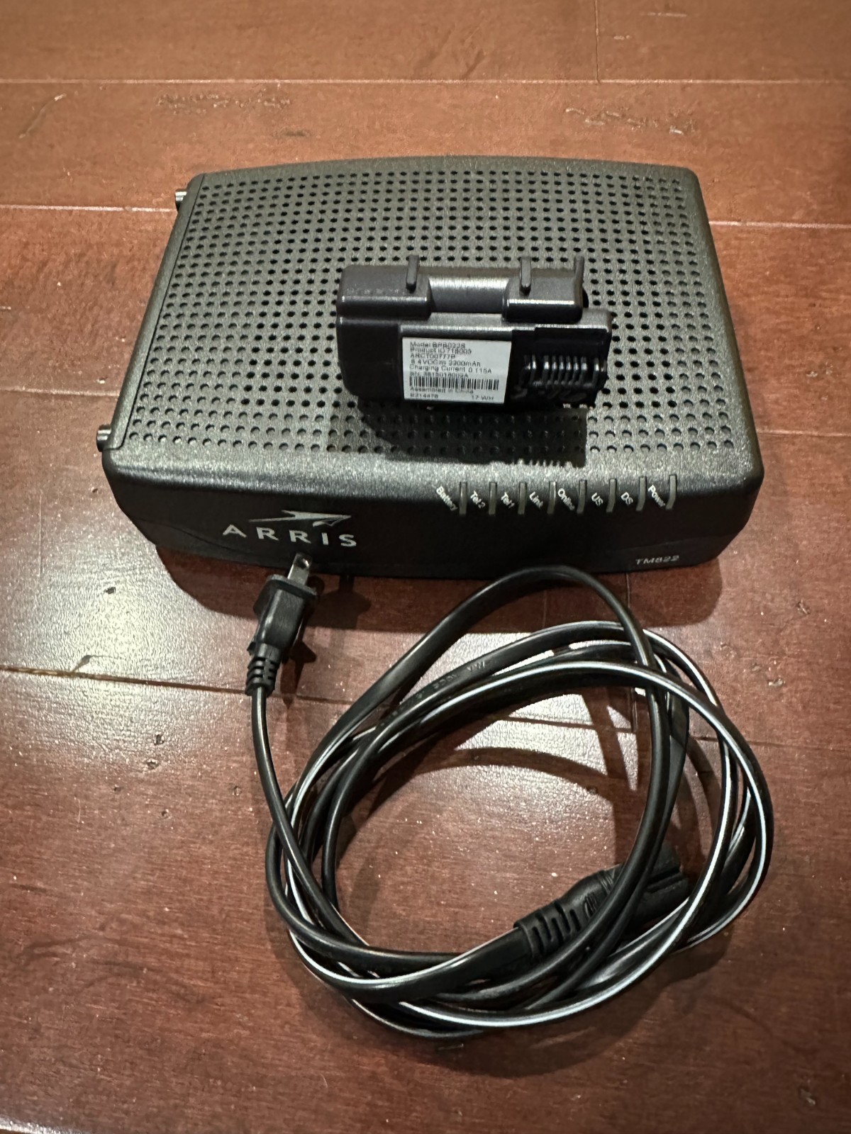 ARRIS TM822G DOCSIS 3.0 CABLE VoIP TELEPHONY MODEM OPTIMUM W/BATTERY BACKUP