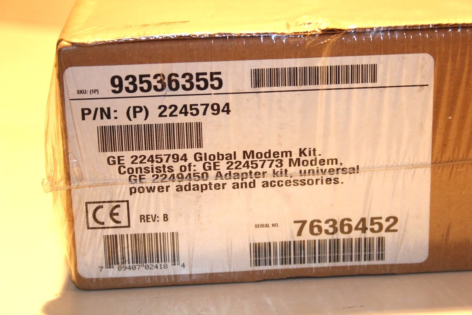 GE 2245794 Global Modem Kit 93536355 New GE Cath/Angio Innova