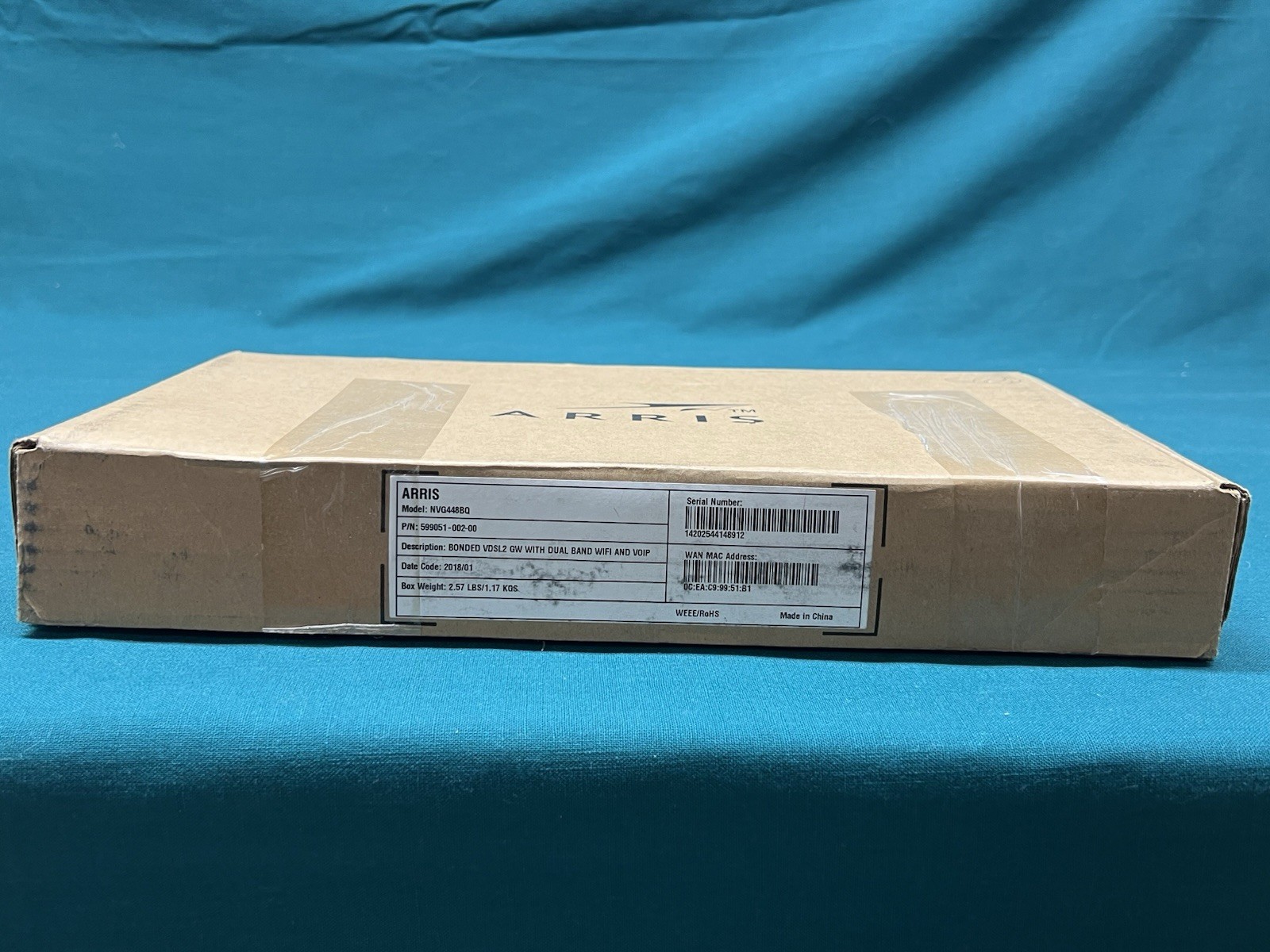NEW Arris Modem Router NVG343BQ Bonded VDSL2 Dual Band in Box