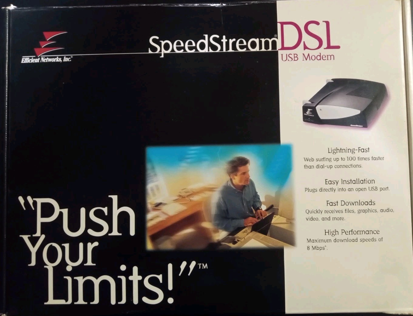 Speed Stream 4060 External USB ADSL Modem 060-4060-001 Efficient Networks