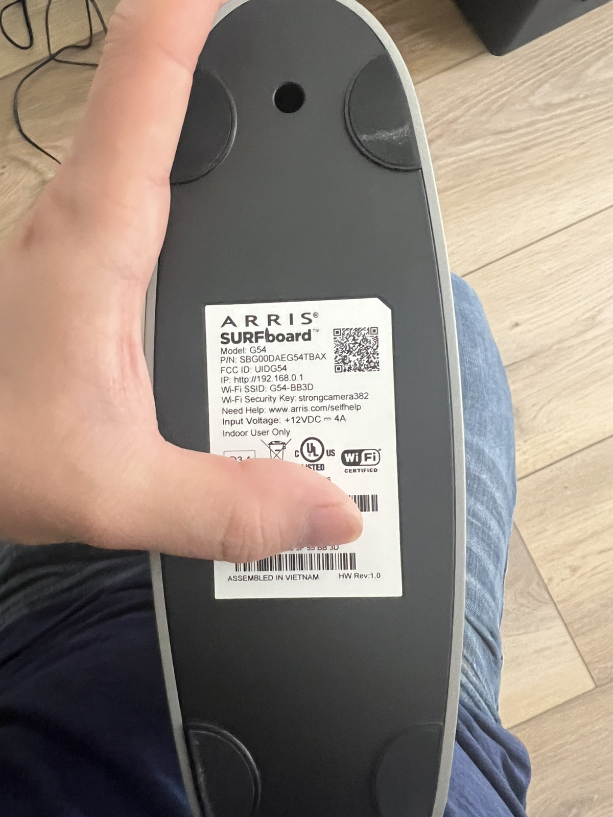 Arris SURFboard G54 BE18000 WiFi 7 & DOCSIS 3.1 Cable Modem/Router Combo