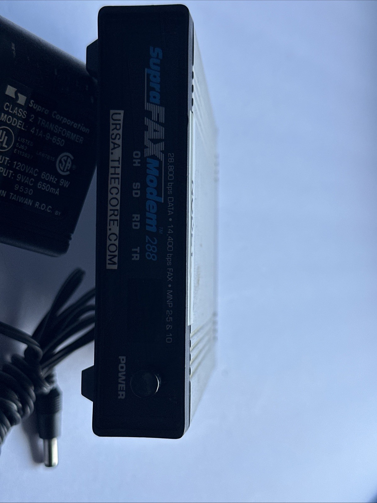 SupraFAXModem 288 External Modems Mac Serial Cable PSU Tested