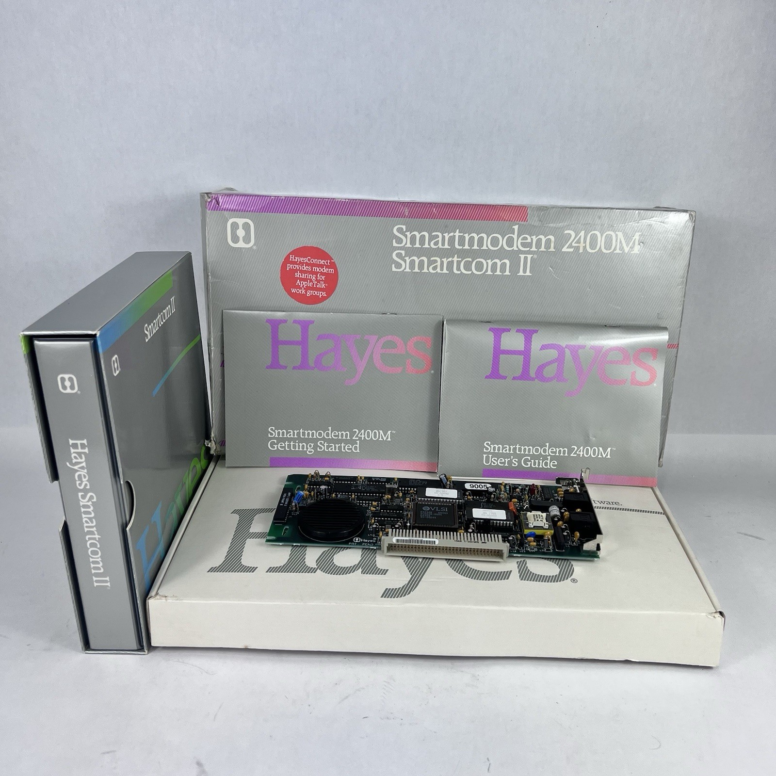 Hayes 07-00056 SmartModem 2400M Smartcom II 2 Computer Modem Board 3102US New