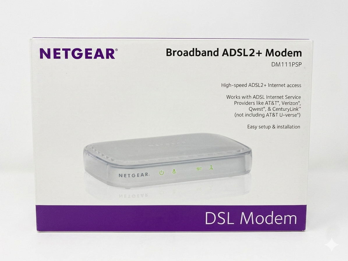 NETGEAR Broadband ADSL2+ Modem DM111PSP DSL Modem