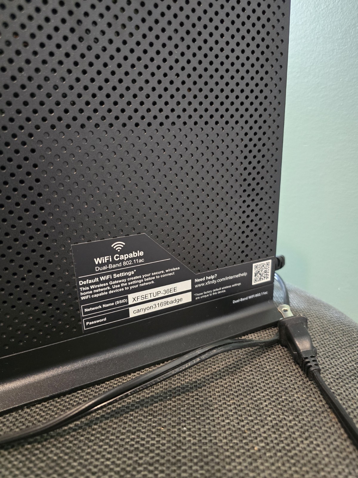 Xfinity Arris XB3 DualBand Wifi Router 802.11AC Cable Modem Black