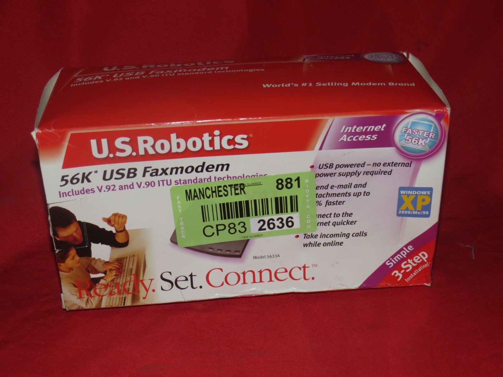 U.S. ROBOTICS USR5633A 56K USB Faxmodem
