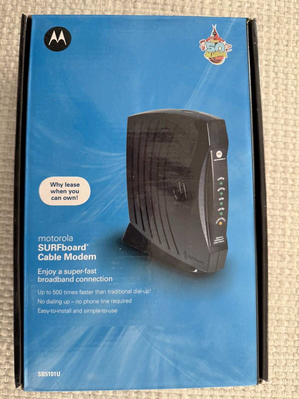 Motorola Cable Modem SURFboard SB5101 (SB515290-087-00) 38 Mbps