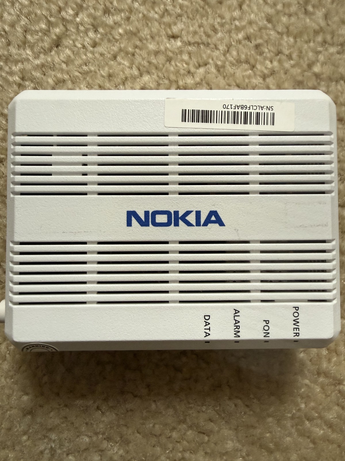 Nokia Intertek 3FE56389ABCN Optical Network Terminal G-010G-A Year 2021