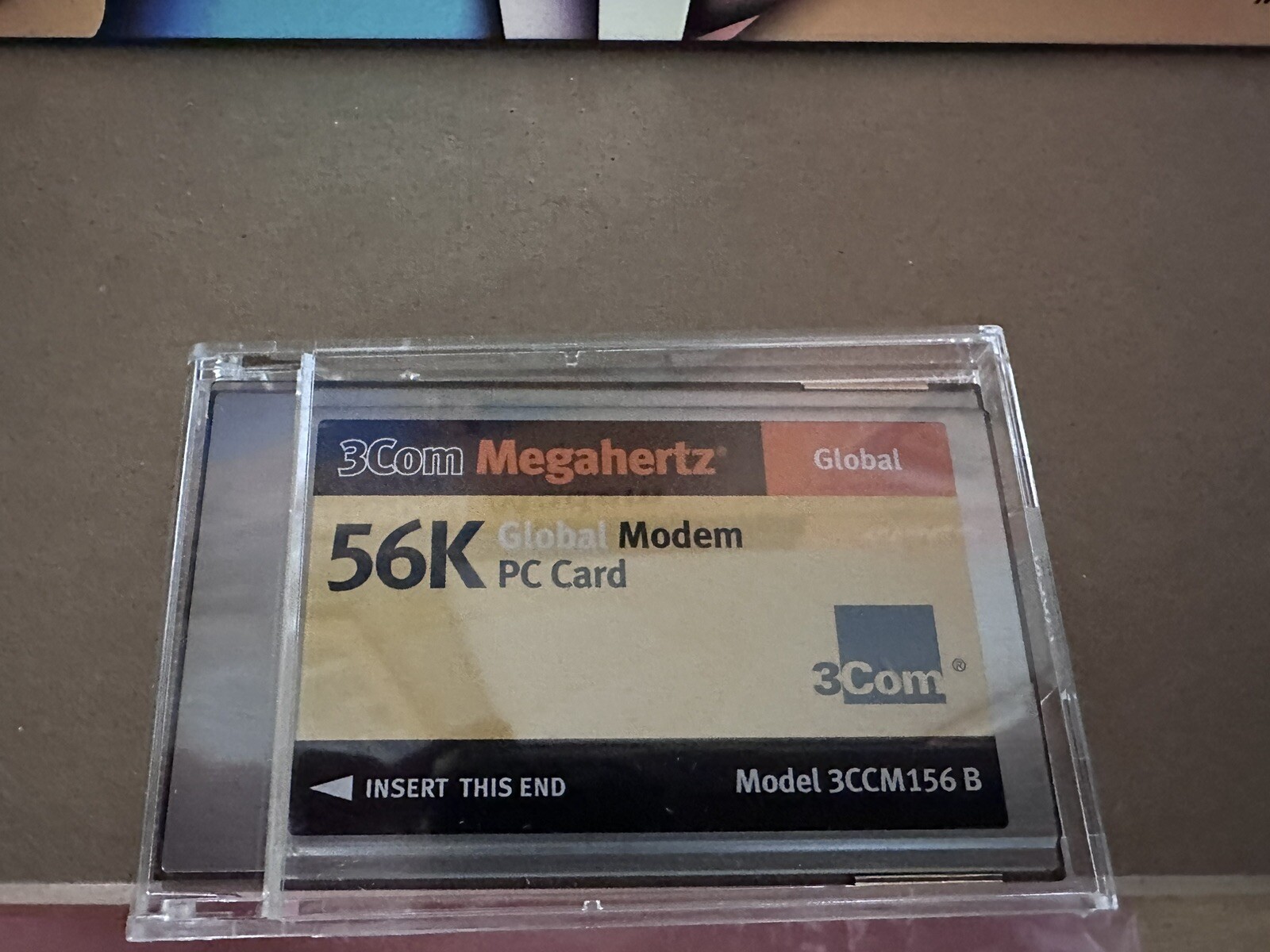 3Com 56K Global Modem Card W/ Box Cords, CD’s, Disk And Pamplets.