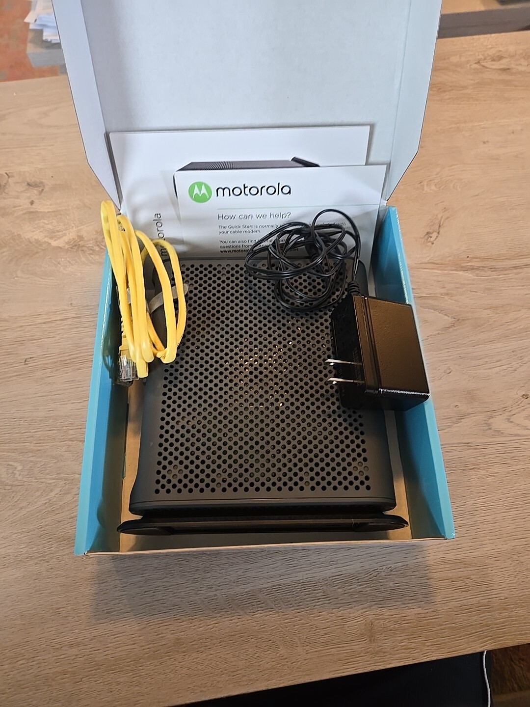 Motorola 24×8 cable modem MB7621-10 1000+ Mbps / New Open Box