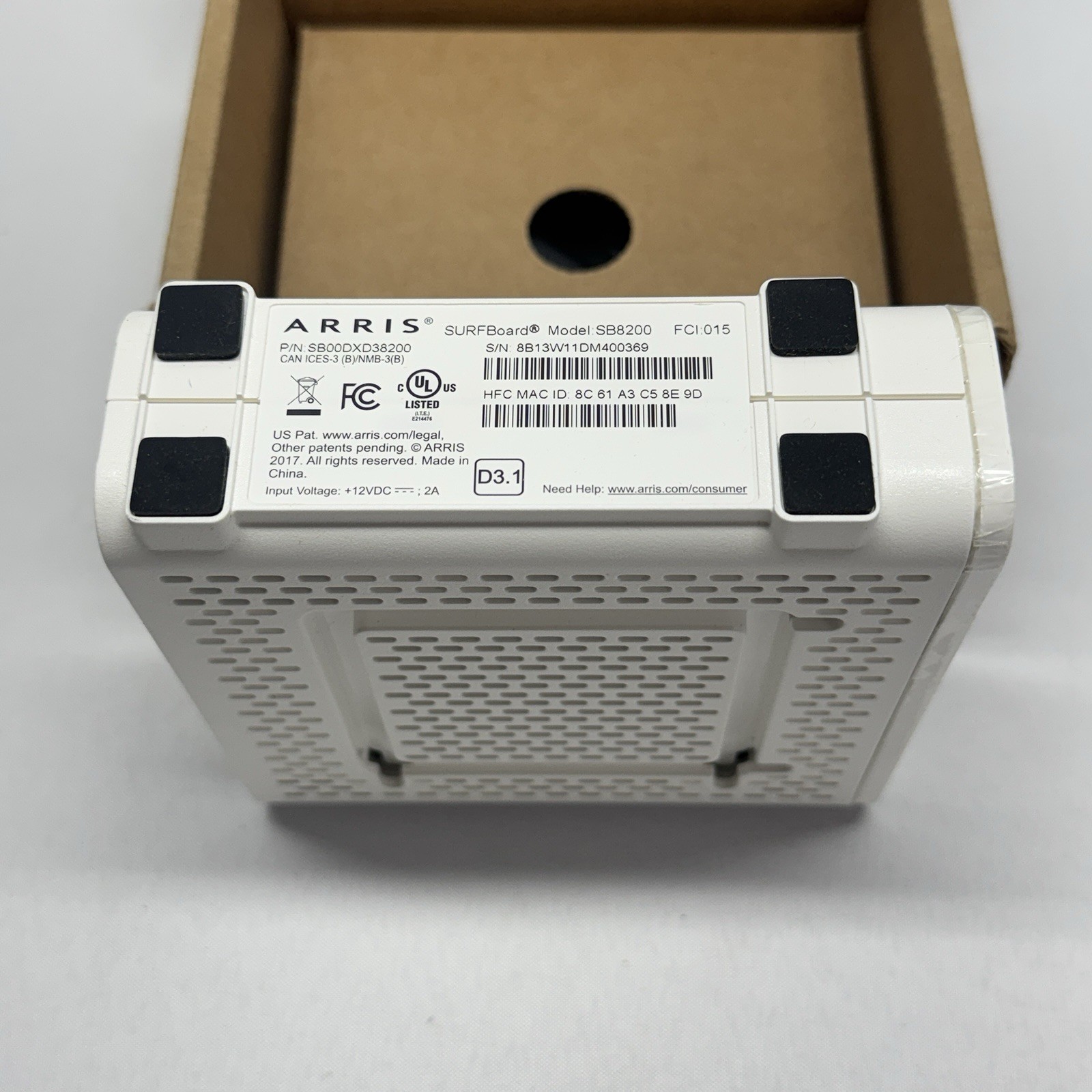 ARRIS SURFboard SB8200 RB Docsis 3.0 Cable Modem – Refurbished Never Used