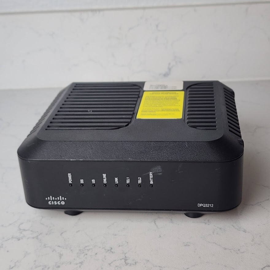 Cisco DPQ3212 Cable Modem w Embedded Digital Voice Adapter-Power Cord