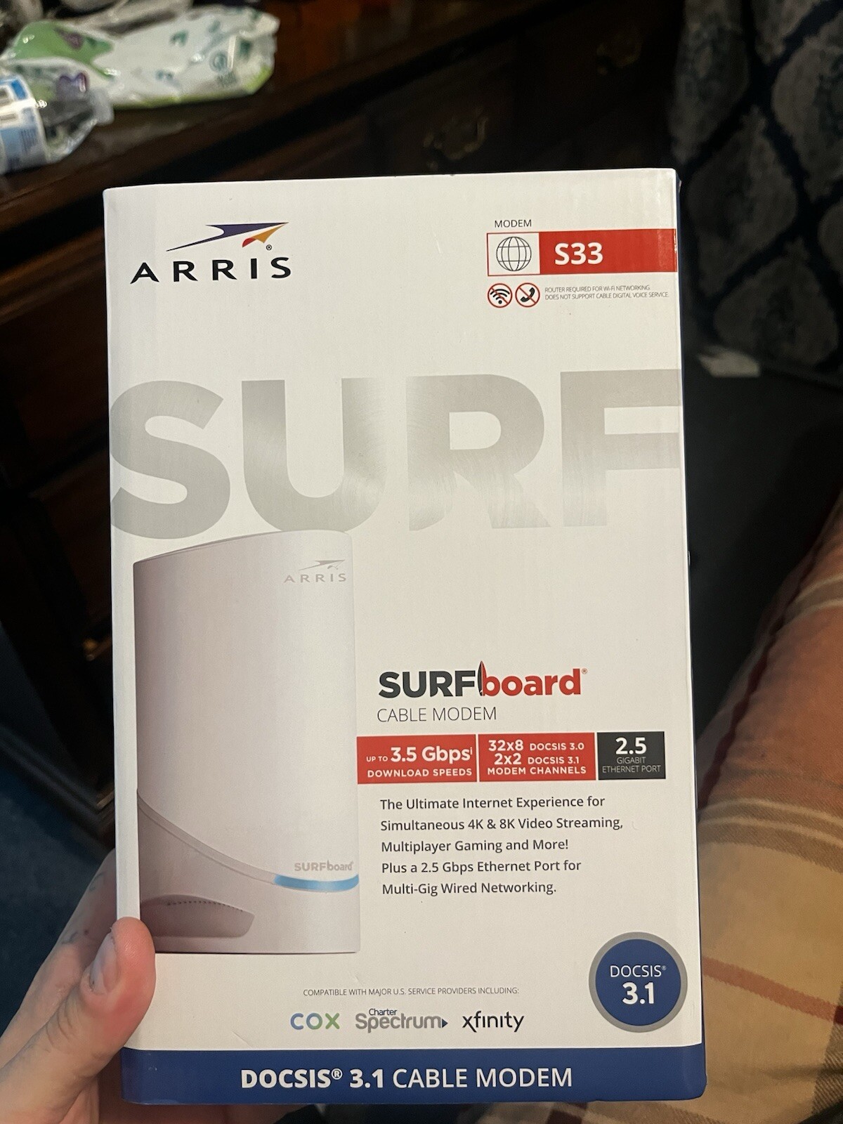 Gigabit Cable Modem For Xfinity Spectrum And Cox