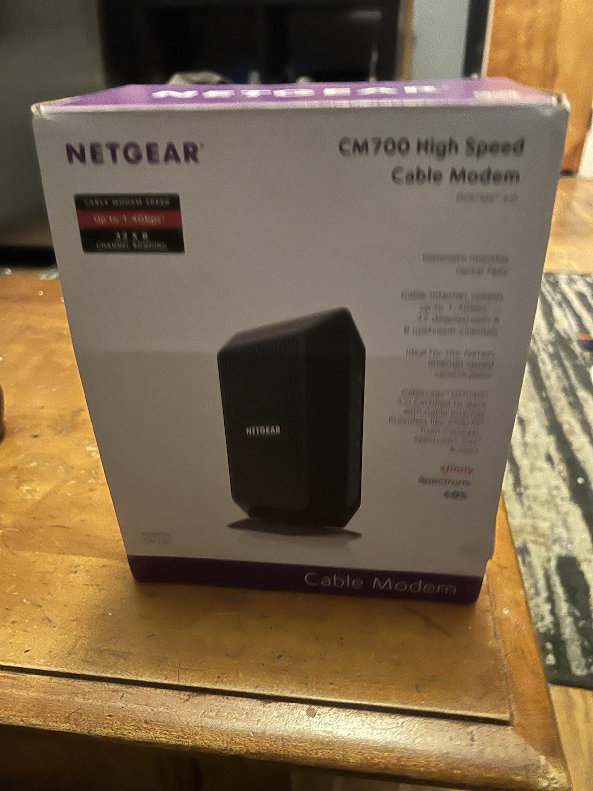 NETGEAR CM700-1AZNAS DOCSIS 3.0 Cable Modem 32×8 for Xfinity by Comcast 1.4gbps