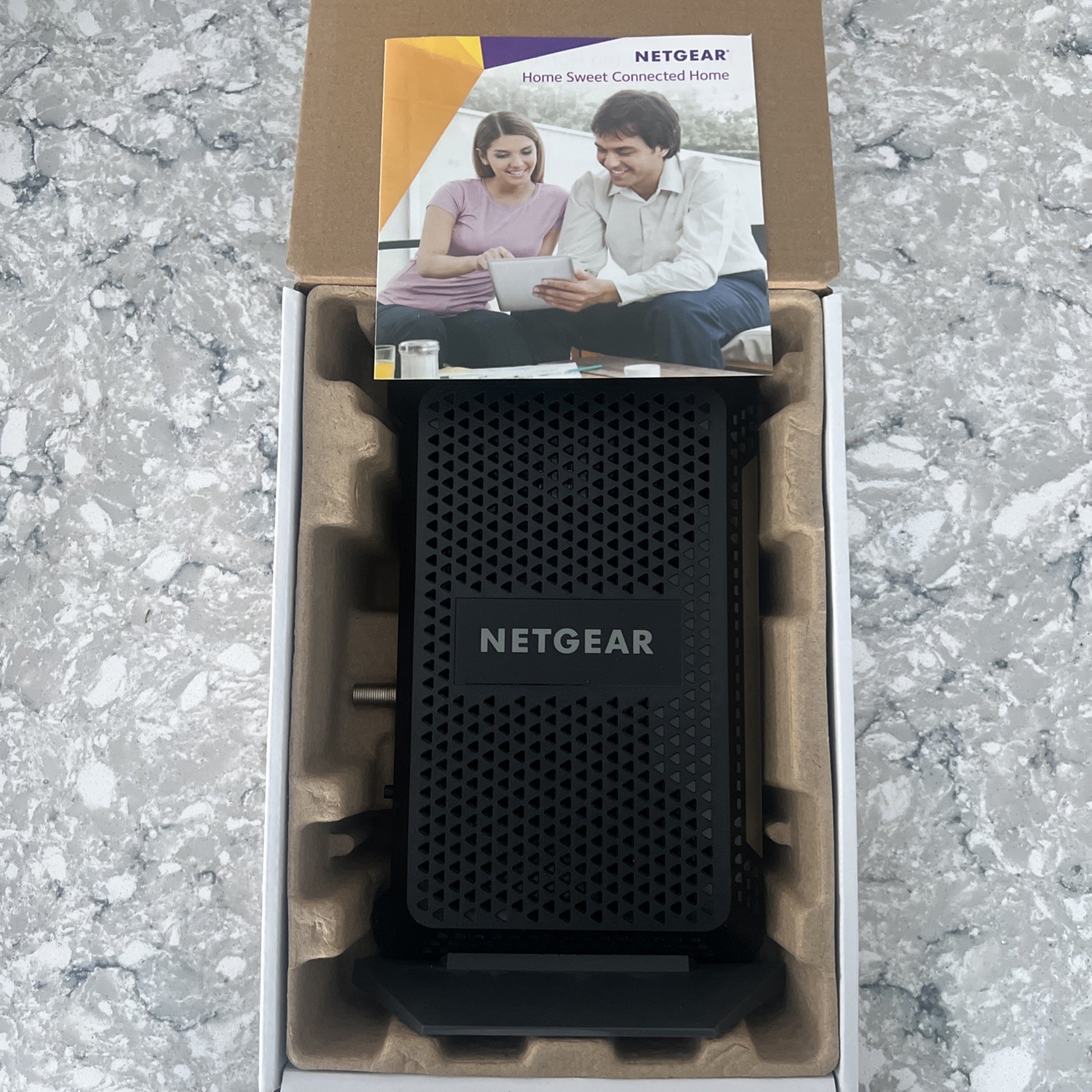 NETGEAR CM1000-100NAS DOCSIS 3.1 Gigabit Cable Modem. Max speeds of 1.0 Gbps,