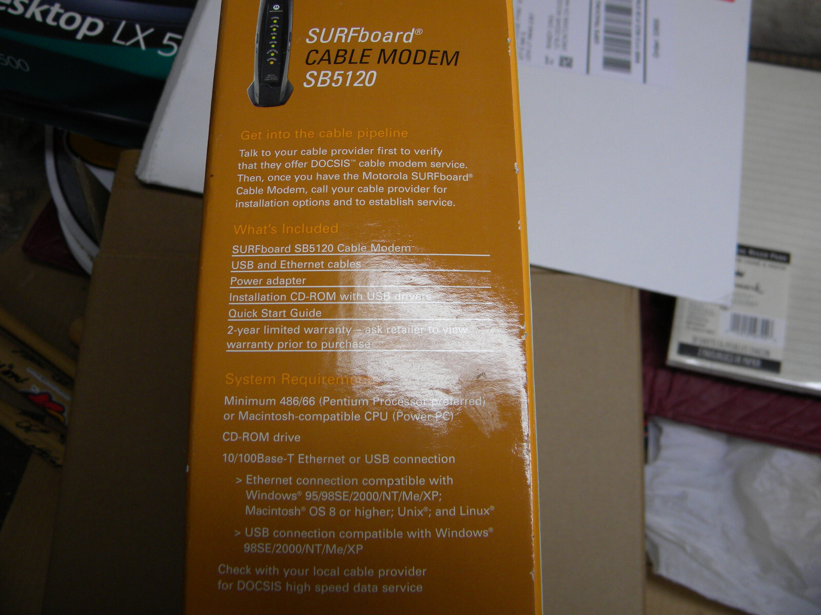 Motorola SB5120 SurfBoard Cable Modem ~ New in Sealed Box