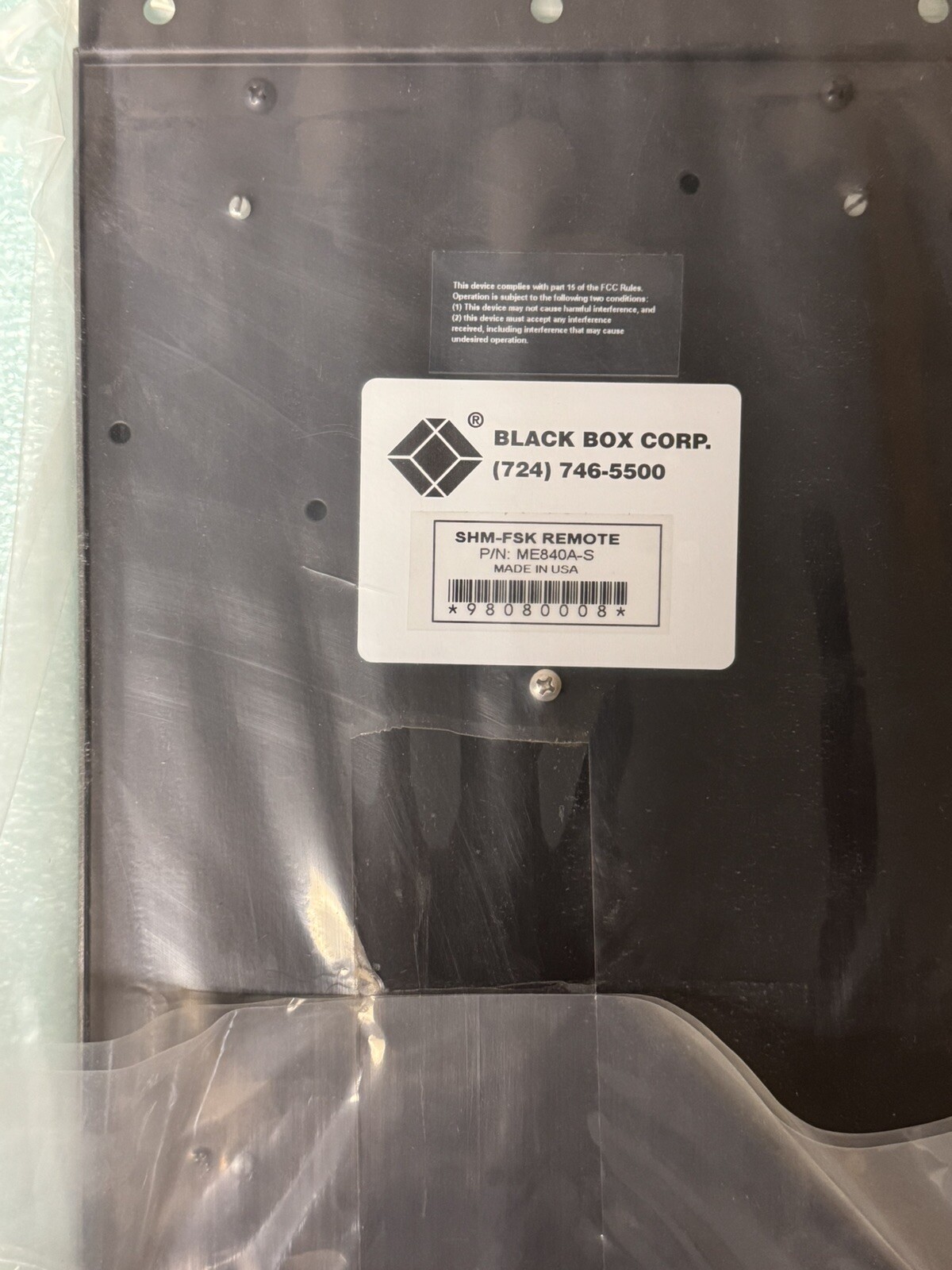Black Box ME840A-S Black Box 120v-ac 20w Short Haul Modem HSM-FSK (Slave) New