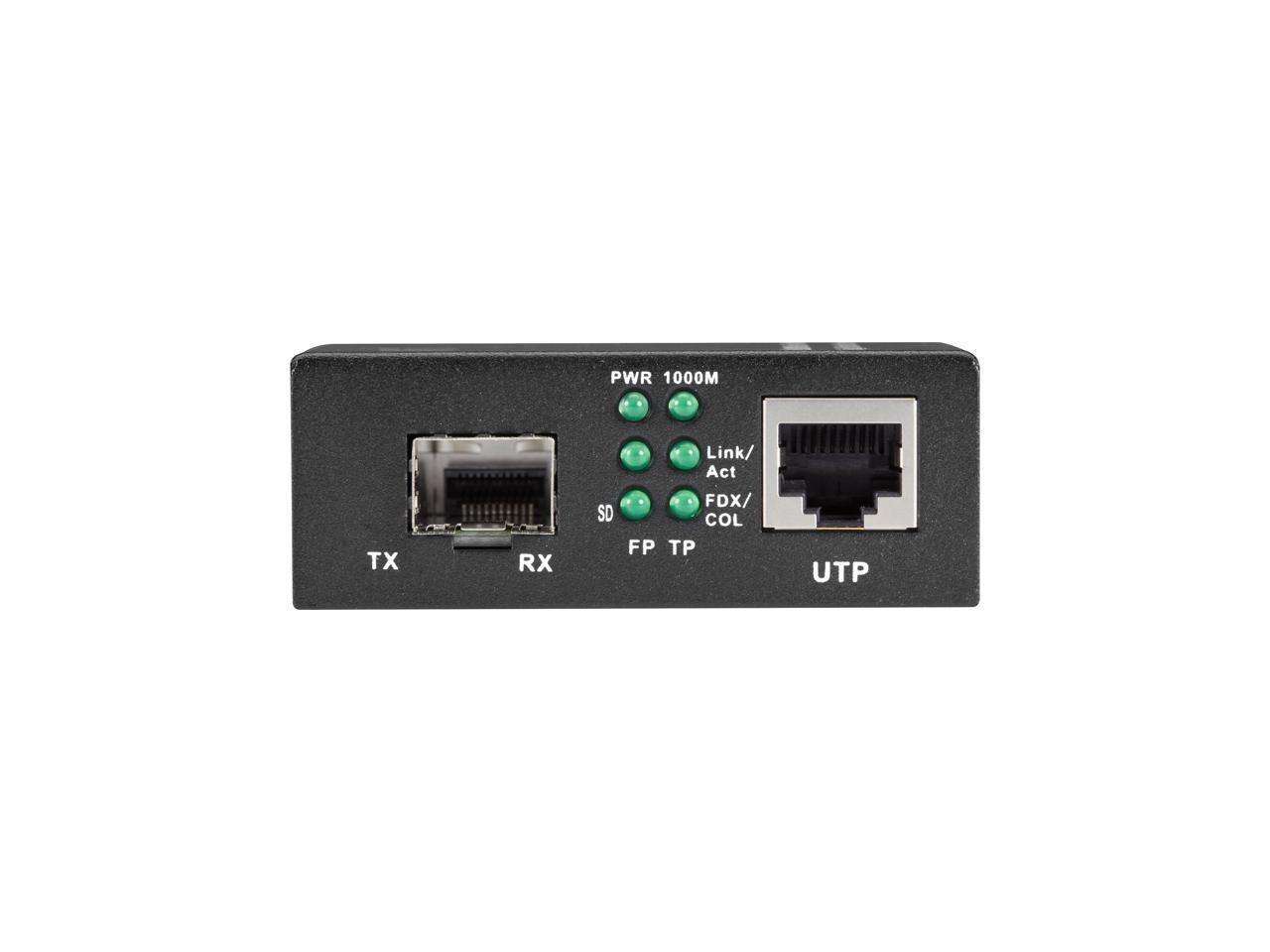 Black Box Pure Networking Gigabit Ethernet (1000-Mbps) Media Converter –