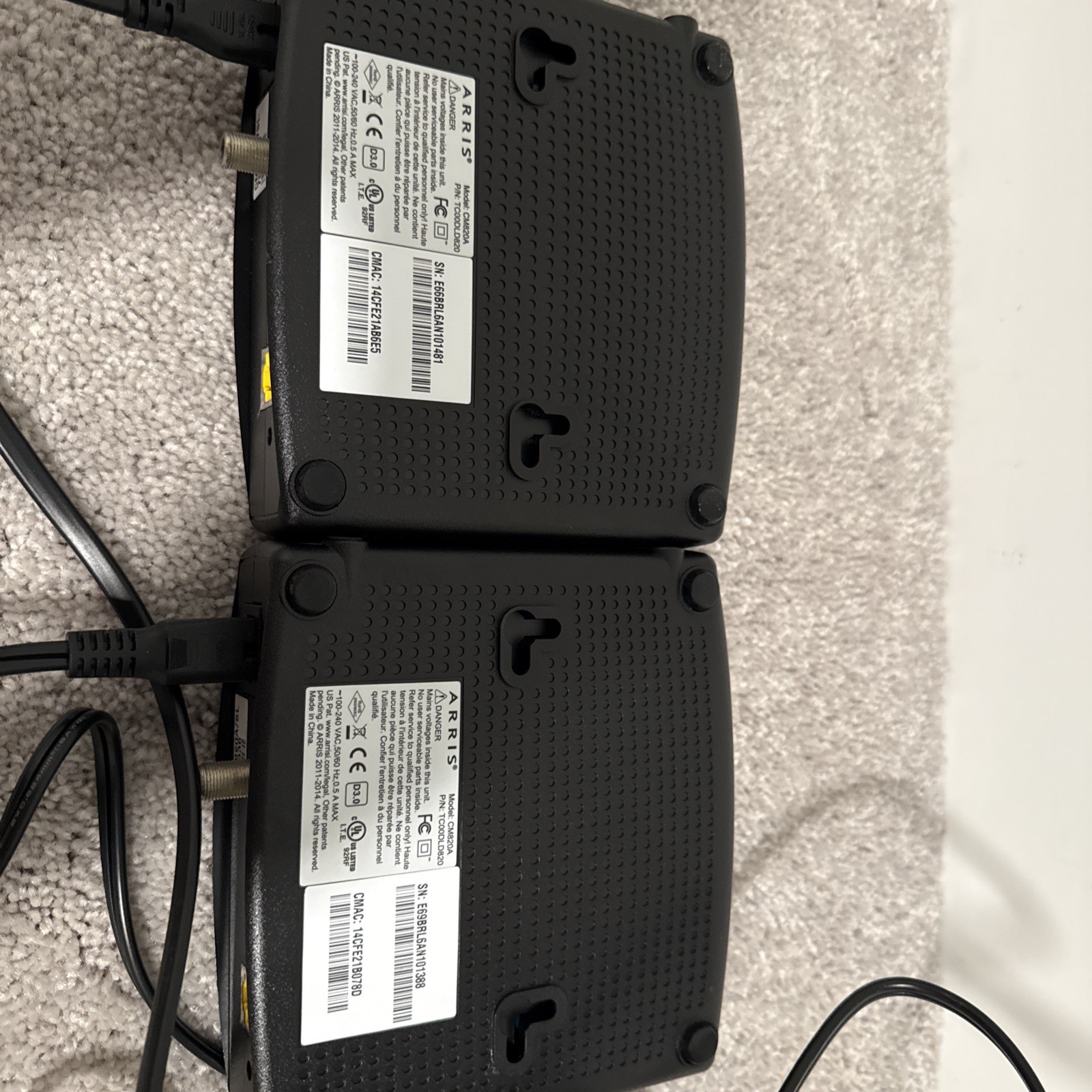Arris CM820A Cable/3.0 Modem cm820a Tested and Sealed