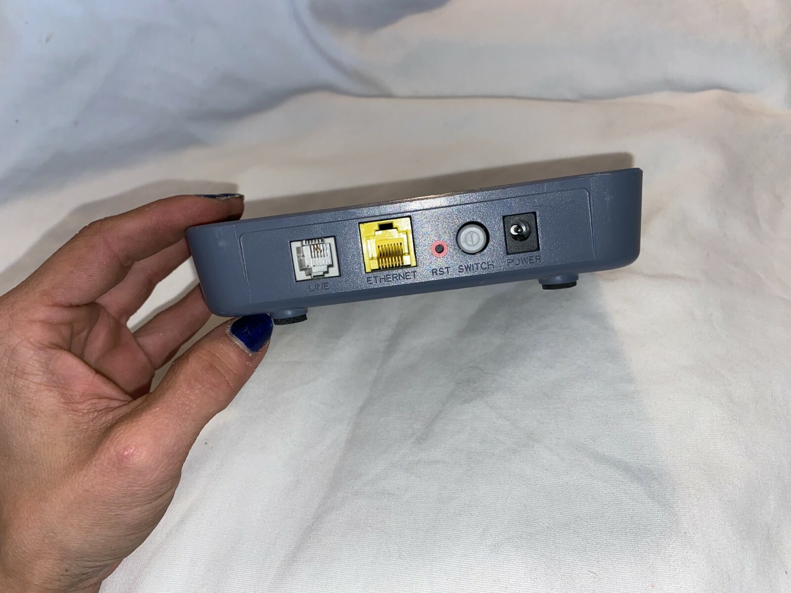 Zhone 1511-A1-NA ADSL2+ Gray DSL Internet BRIDGE ROUTER MODEM SINGLE PORT
