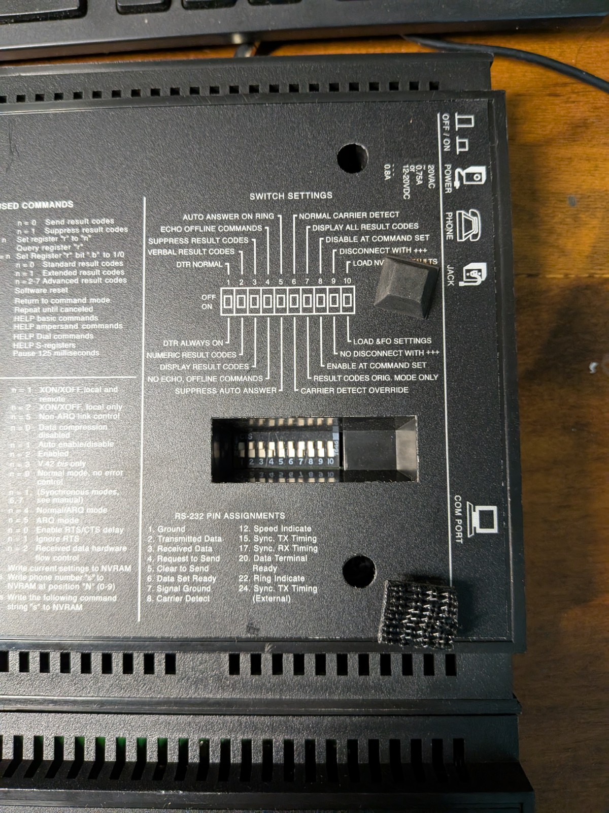 US Robotics Courier 56K Modem 1.020-091-B
