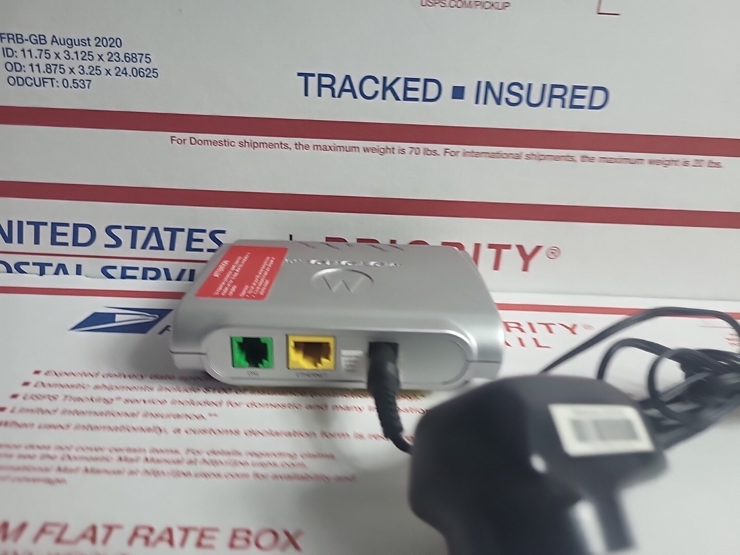 Motorola MSTATEA DSL modem With Power Supply