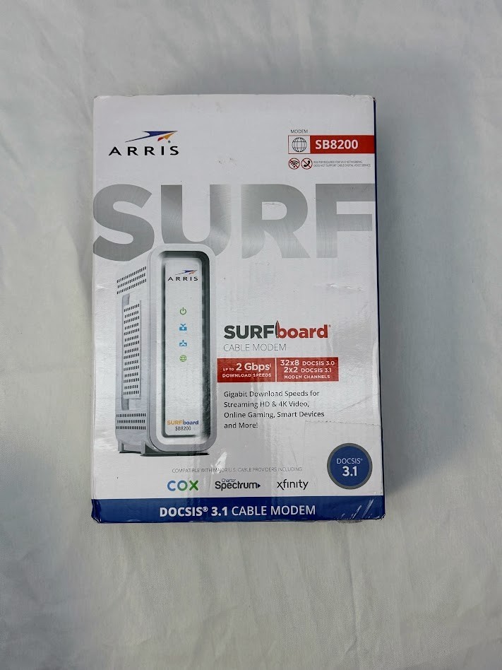 ARRIS SURFboard SB8200 DOCSIS 3.1 10 Gbps Cable Modem