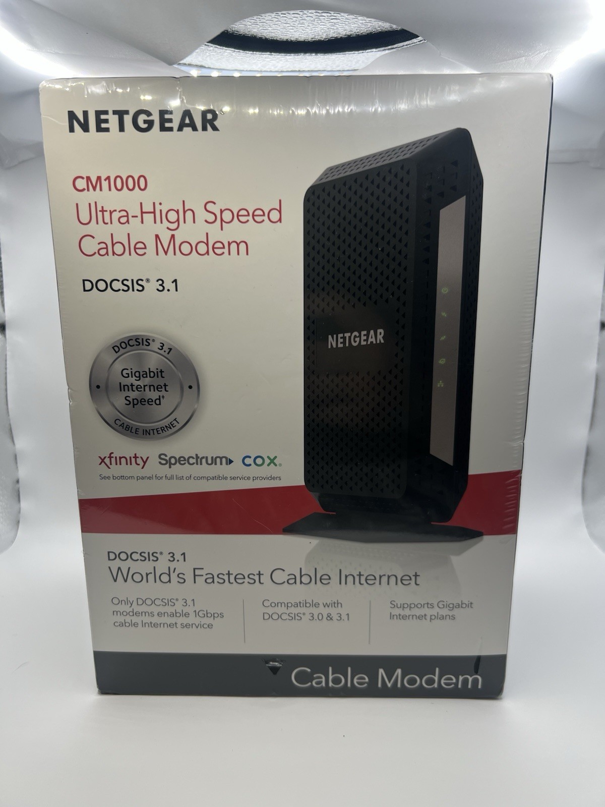 NETGEAR CM1000 Ultra-High Speed Cable Modem (CM1000-100NAS)… FREE S&H!