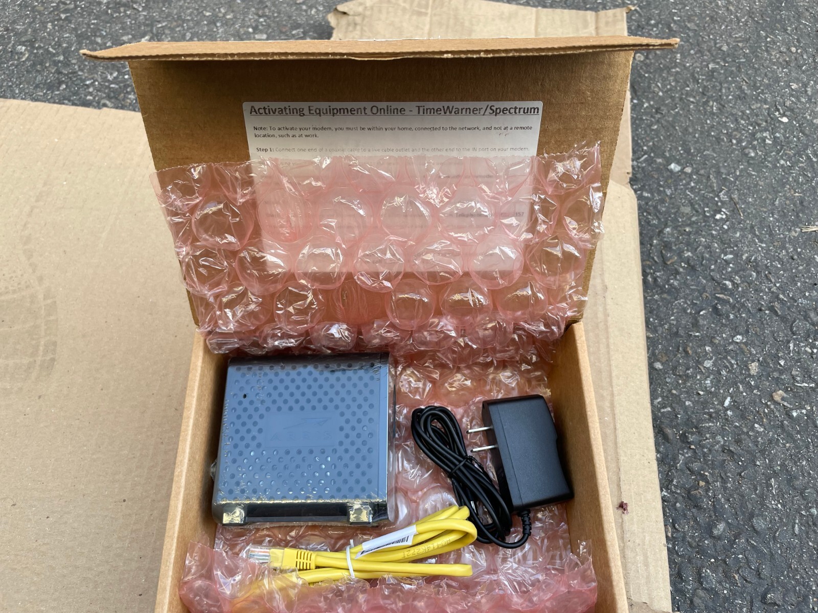 UNTESTED ARRIS Touchstone SB6182 DOCSIS 3.0 Mini Cable Modem