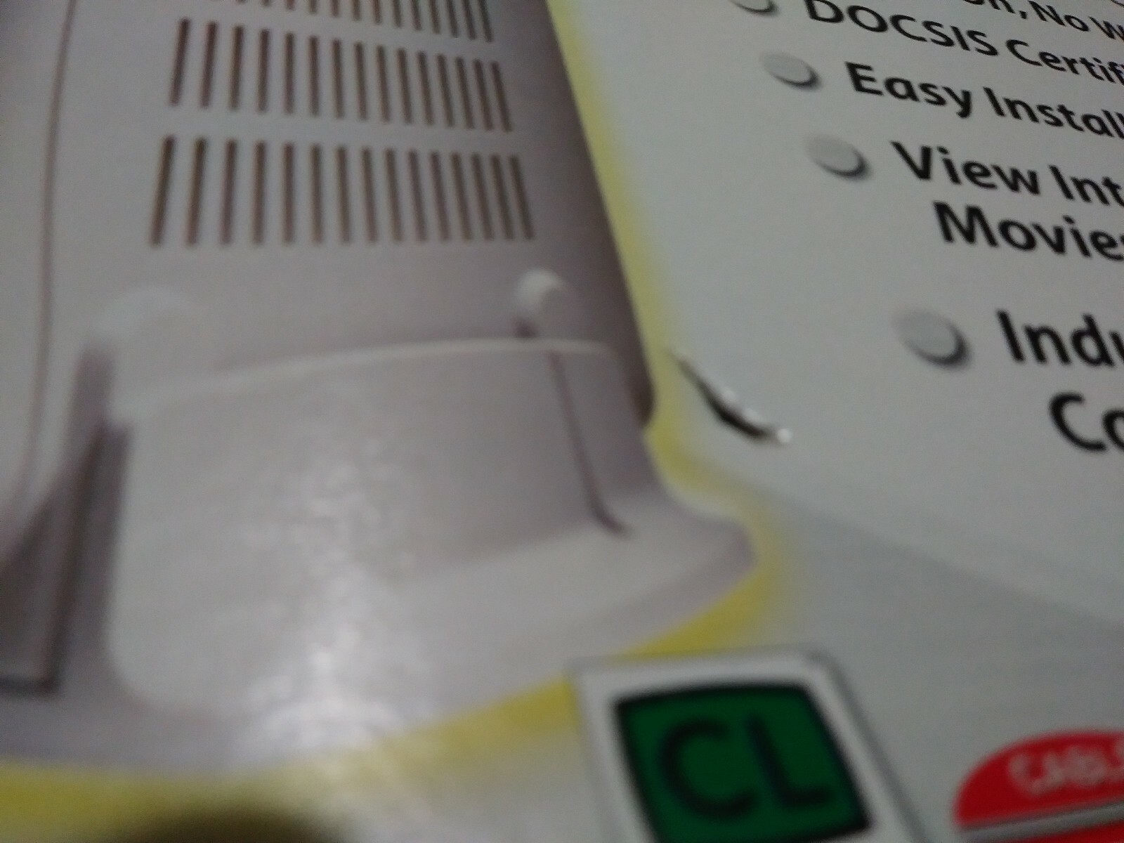 SMART ONE CABLE MODEM MODEL CMX300 WHITE MANUAL INCLUDED PC OR MAC