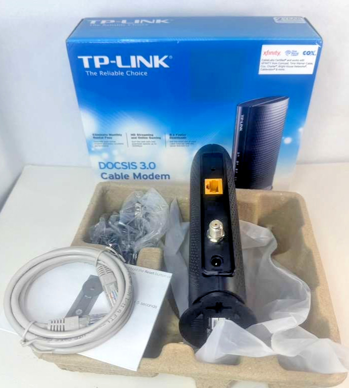 TP-Link TC-7610 300Mbps Wireless N DOCSIS 3.0 High Speed Cable Modem Gigabit