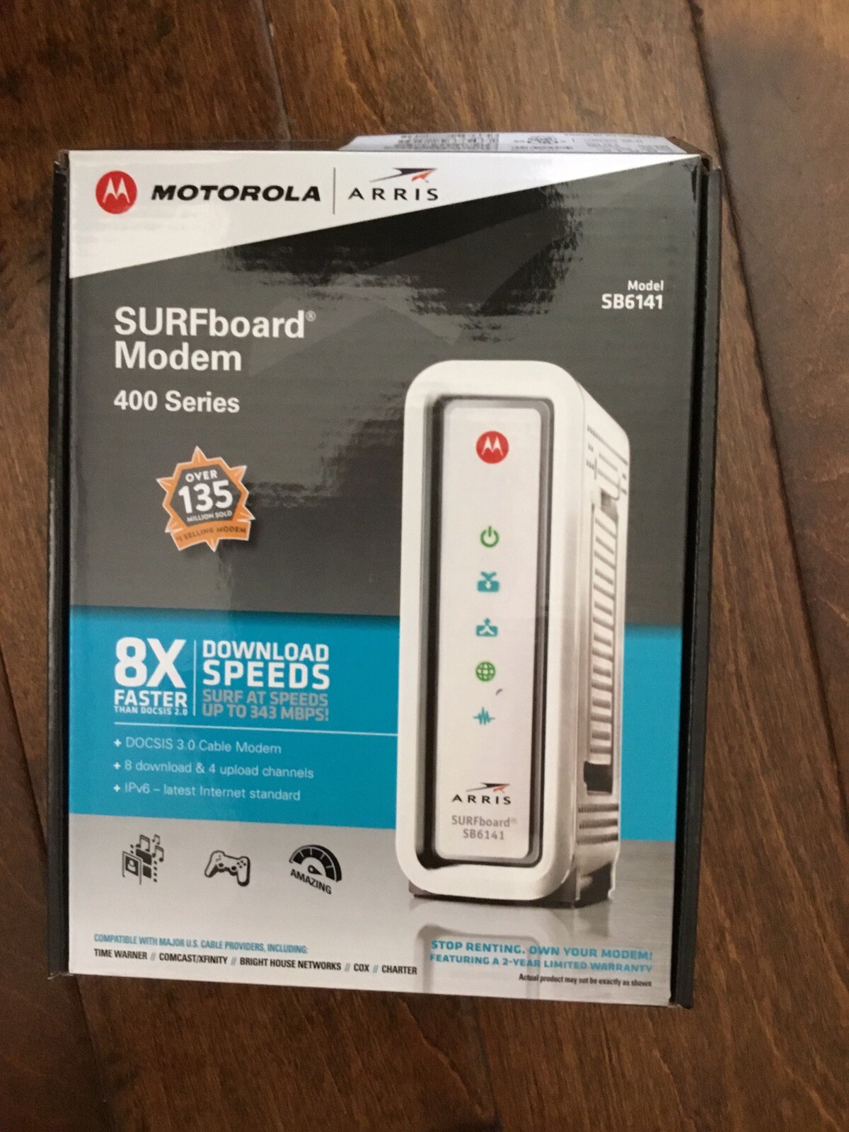ARRIS SURFboard SB6141 Docsis 3.0 Cable Modem