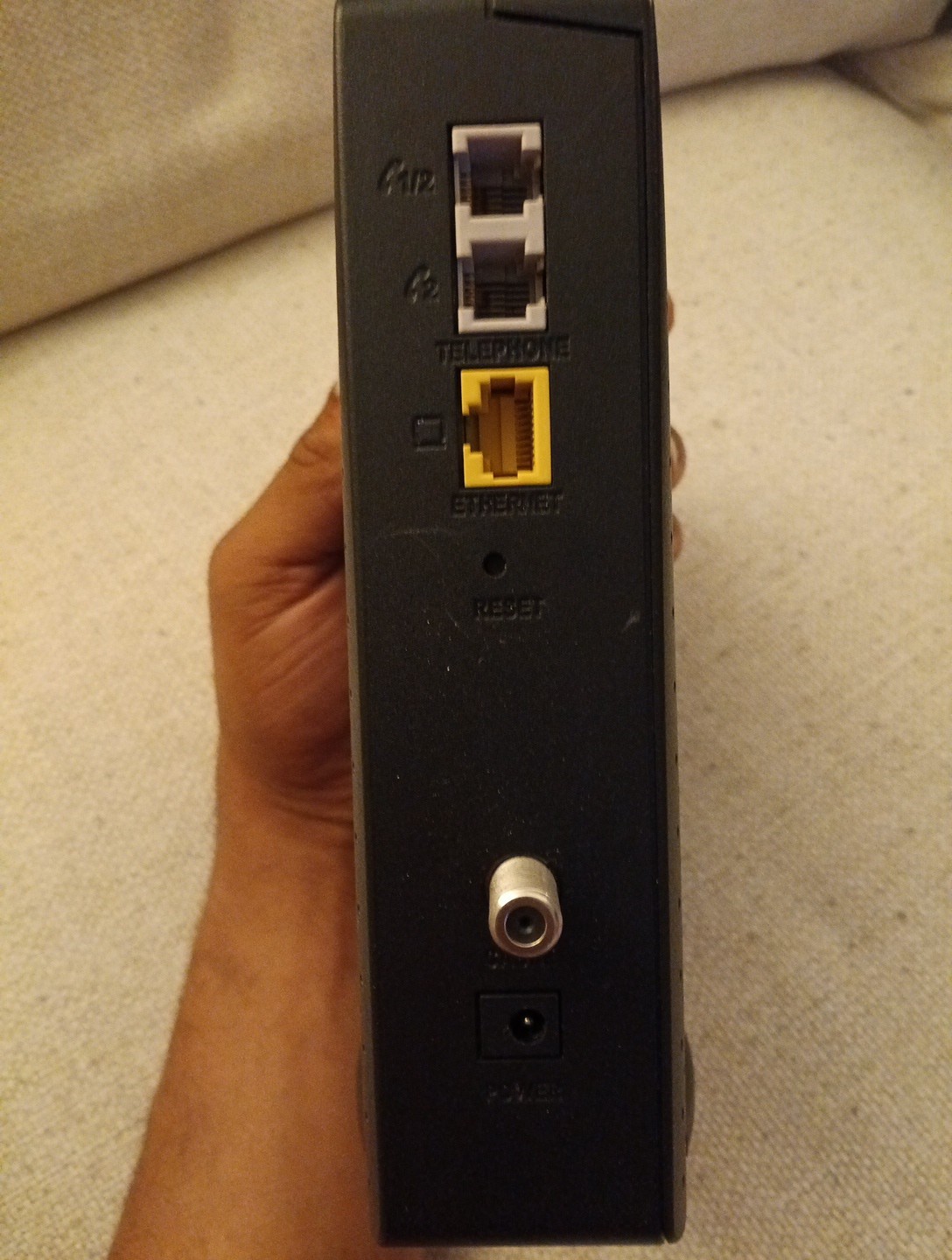 Technicolor DPC3216 Spectrum Cable Modem Wireless Router. Terminal No Power Cord