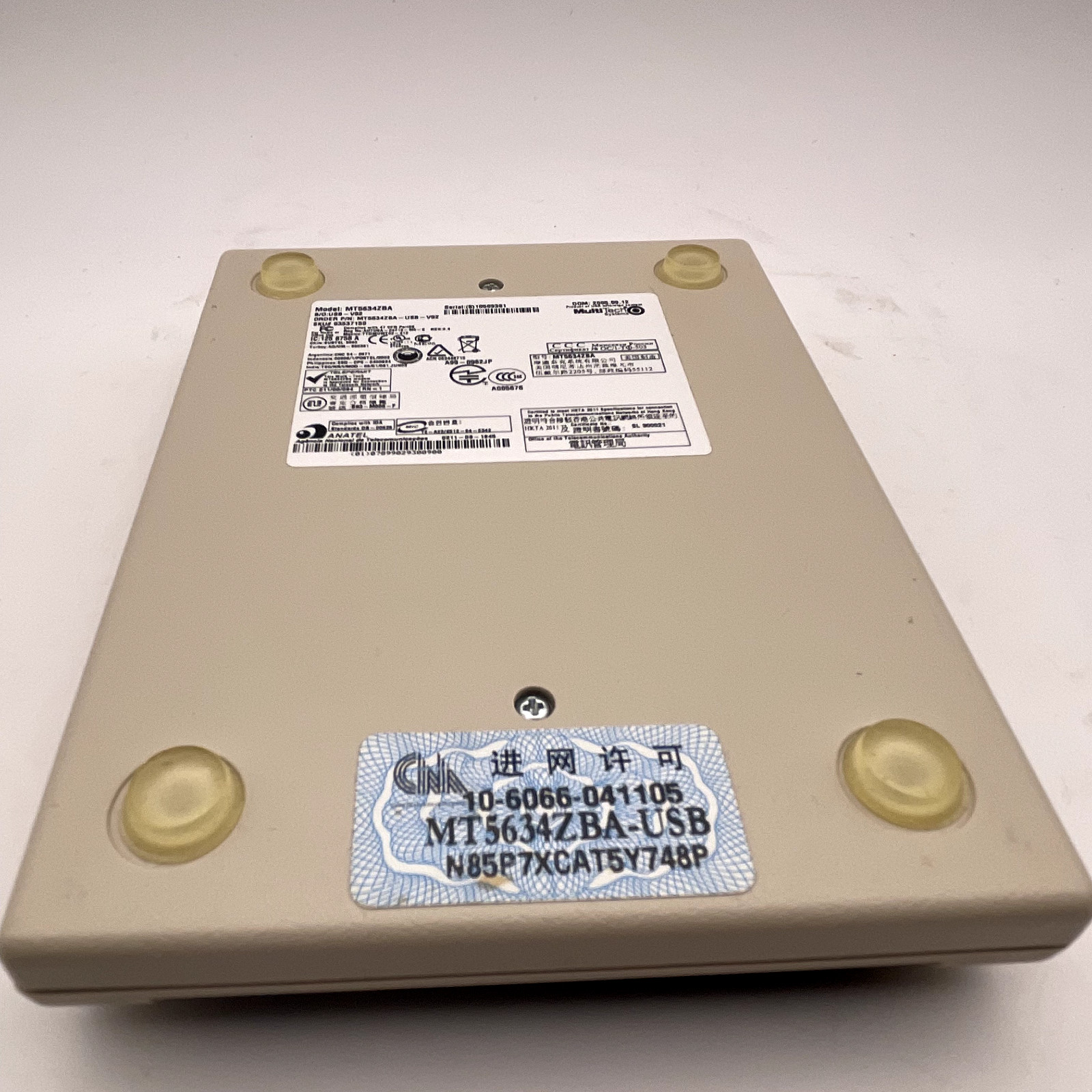 MultiTech MT5634ZBA-USB-V92 External Modem – Working