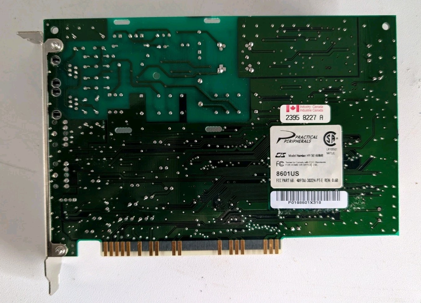 Practical Peripherals 8601US ISA 56K Internal Modem HY-5614WM8