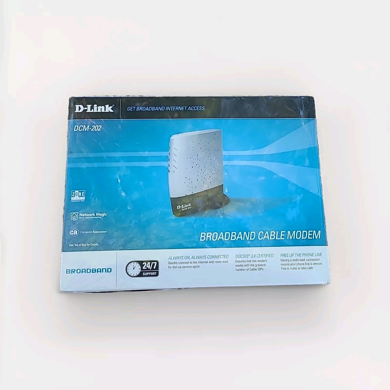 D-Link DCM-202 DOCSIS 2.0 Cable Modem Brand New SEALED