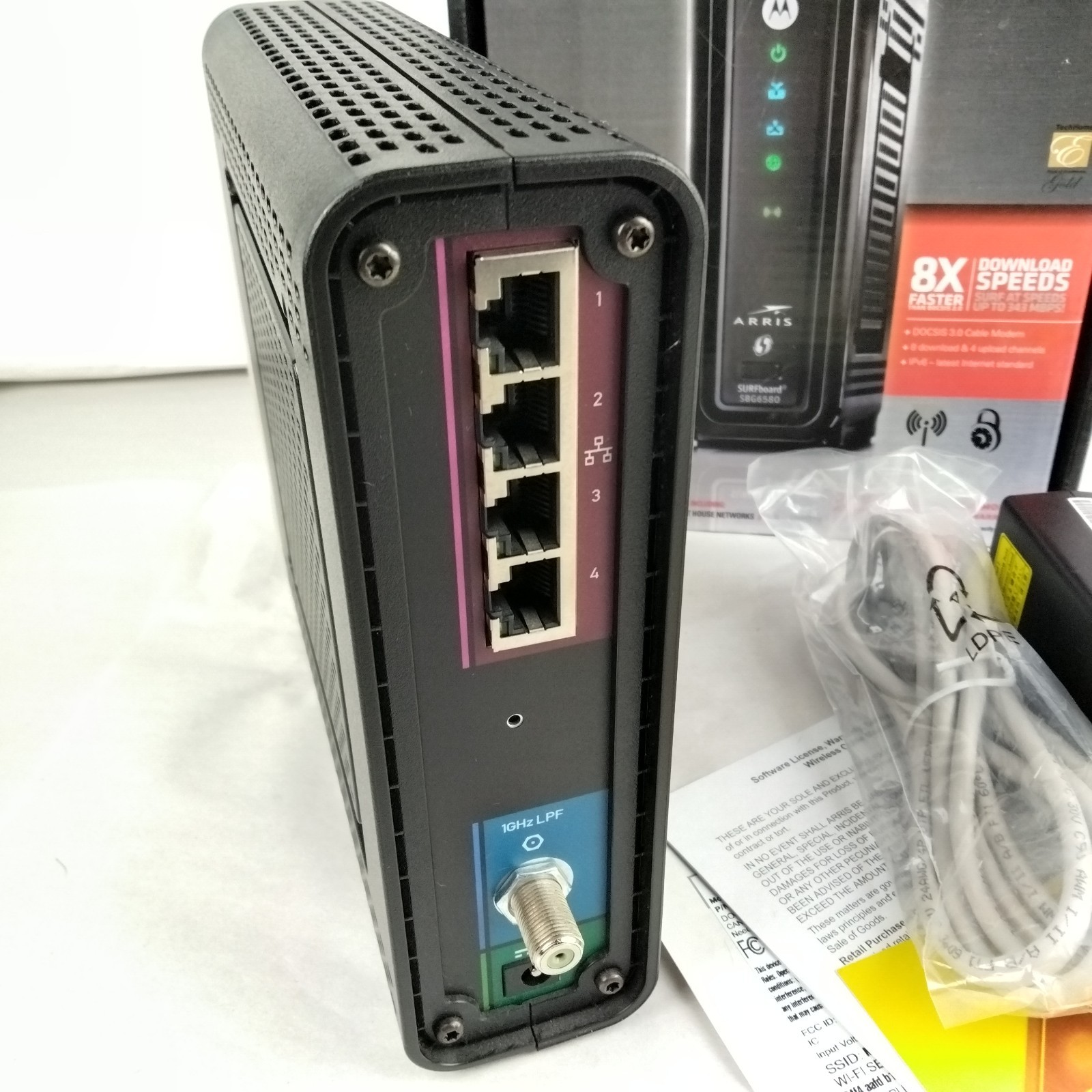 Motorola Surfboard N300 SBG6580 DOCSIS 3.0 WiFi Cable Modem Router