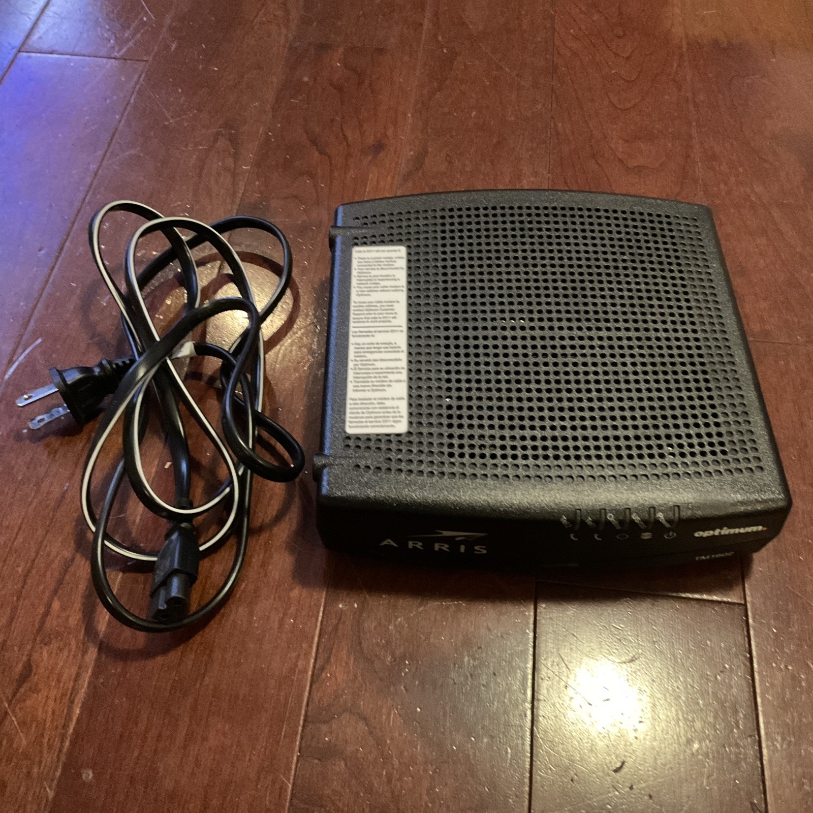 ARRIS Optimum Internet Cable Modem Model TM1602a