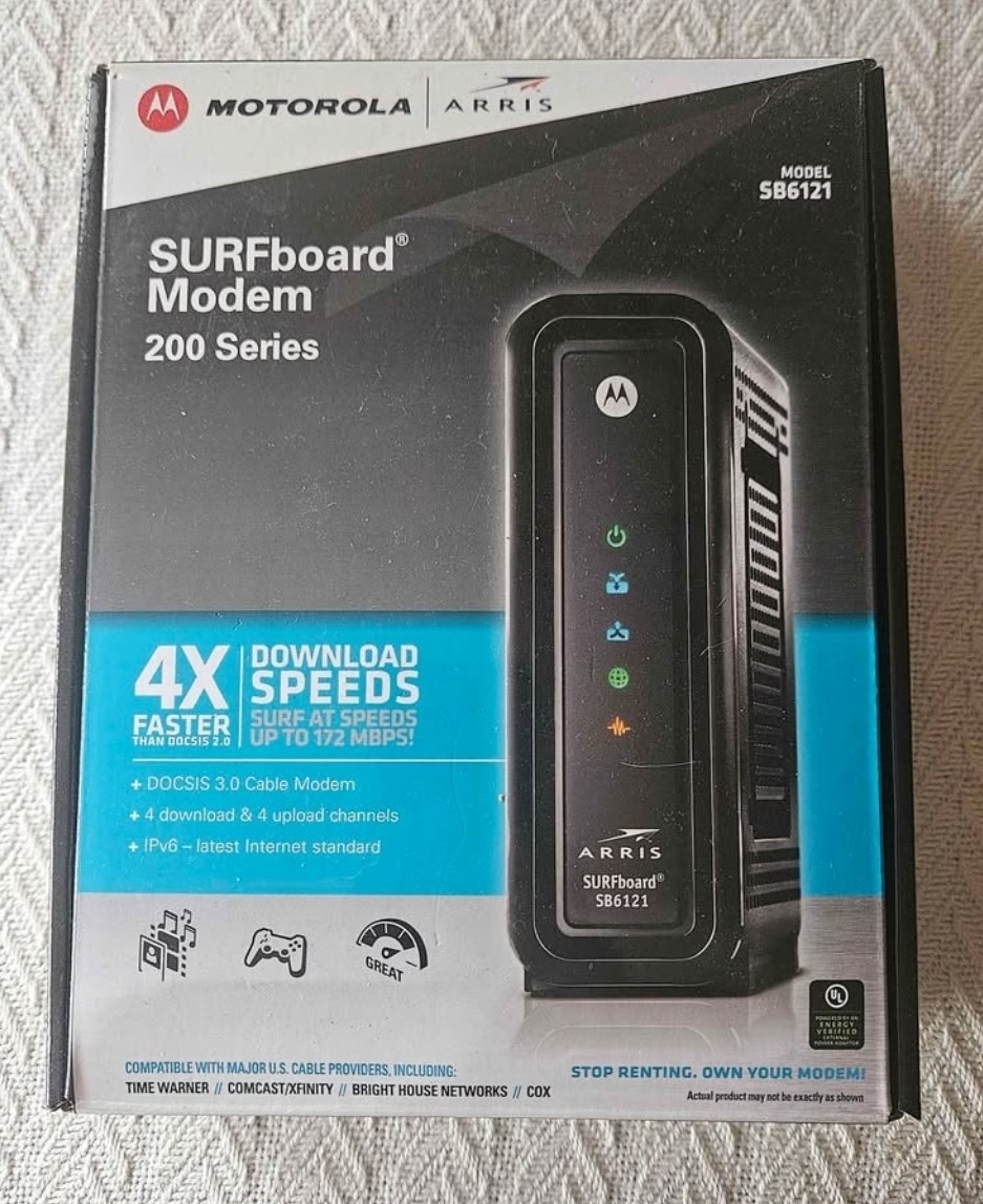 Motorola Arris Modem Surfboard Modem 200 Series Open Box/Lightly Used