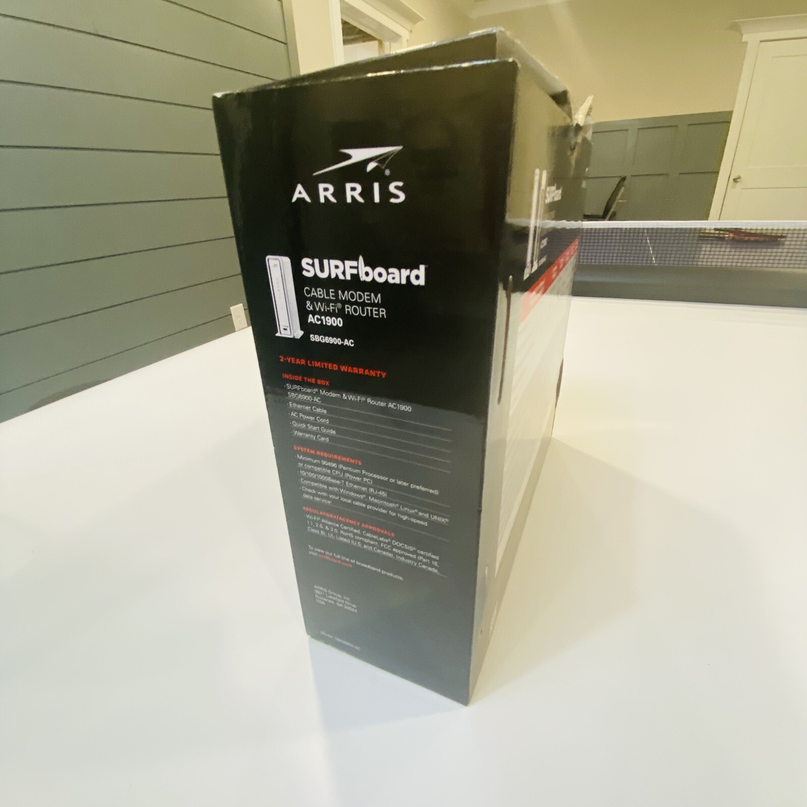 ARRIS SURFboard SBG6900AC Docsis 3.0 16×4 Cable Modem & AC1900 Wi-Fi Router
