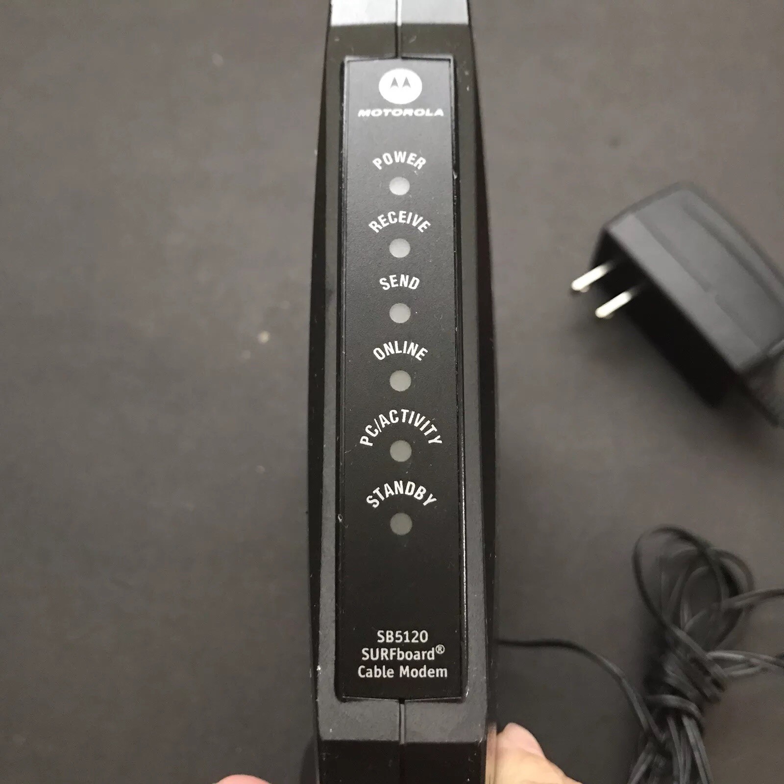 Motorola SURFboard SB5120 Cable Modem With AC Adapter